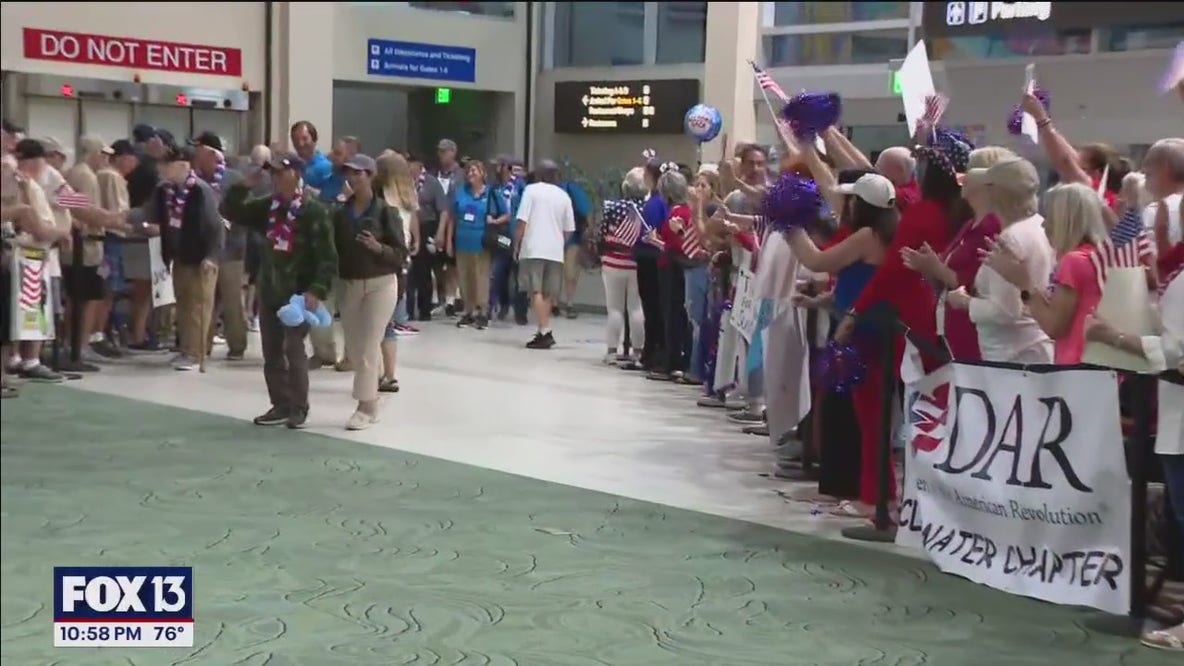 Honor Flights takes dozens of veterans to D.C.